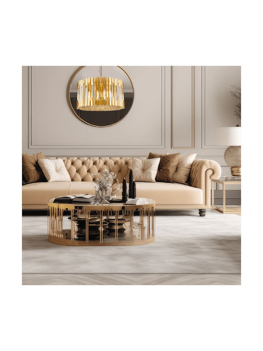 Eko Light Πολυέλαιος με Κρύσταλλα Χρυσός ML0395