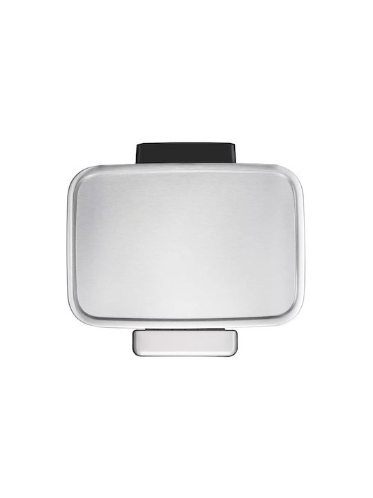 Eko Madison Coș de Gunoi din Oțel Inoxidabil cu Pedală Argintiu 30lt 1buc