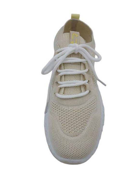Damen Anatomisch Sneakers Beige