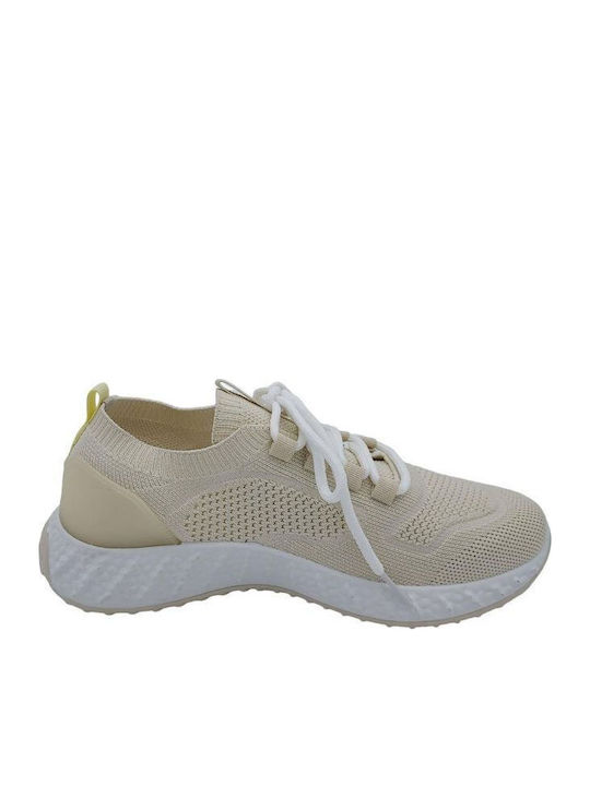 Damen Anatomisch Sneakers Beige