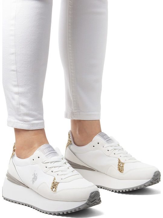 Damen Sneakers Whi-gol01