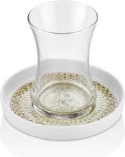 OMS Collection Set Căni Ceai De sticlă Transparente 150ml 12buc