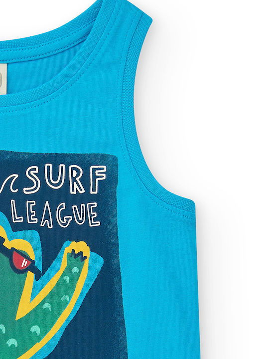 Kids' Shirt Sleeveless Light Blue