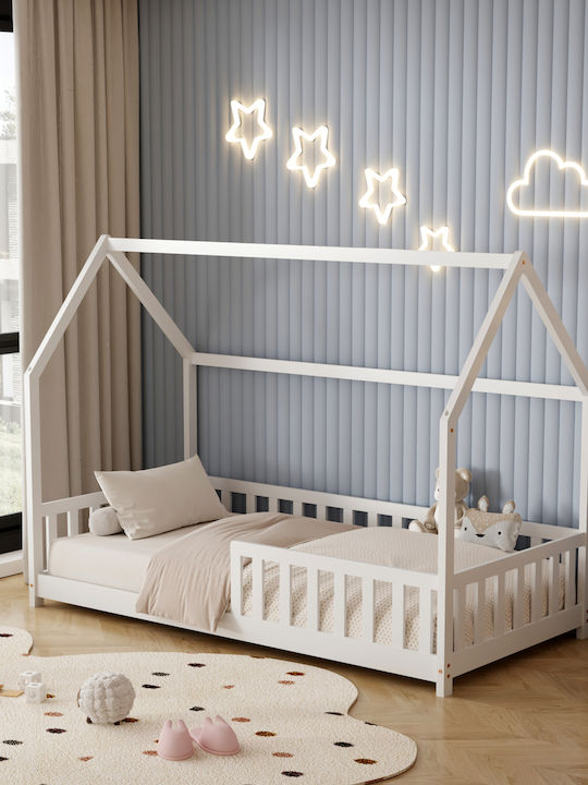 Phyllis Kids Bed Montessori Single White for Mattress 90x190cm