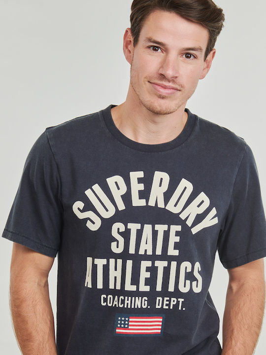 Superdry D2 Ovin T-shirt Navy Blue