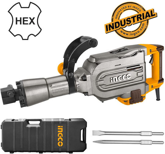 Ingco Impact Demolitionist Electric 1700W with Chuck HEX