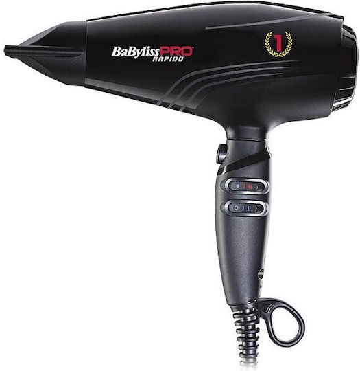 Babyliss Pro Rapido 7000IE Ionic Επαγγελματικό Πιστολάκι Μαλλιών Turbo 2200W