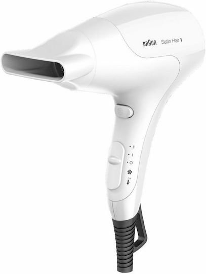 Braun Satin Hair 1 Πιστολάκι Μαλλιών Turbo 1800W
