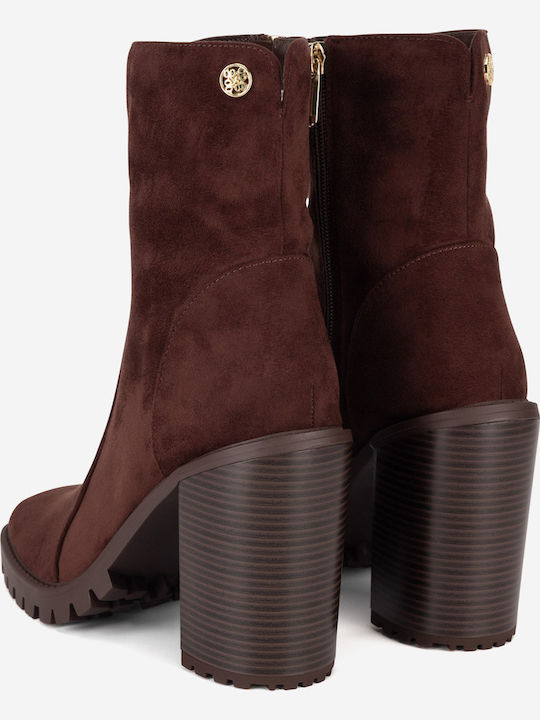Stiefeletten Damen Dark Brown