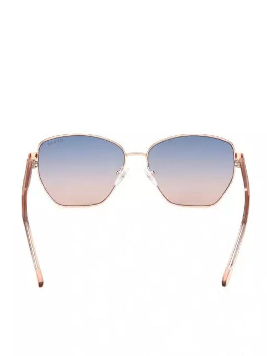 Guess Ochelari De Soare Pentru Femei Cu Ramă Metalică Neagră Și Lentile Multicolore Degrade GU00102 28W