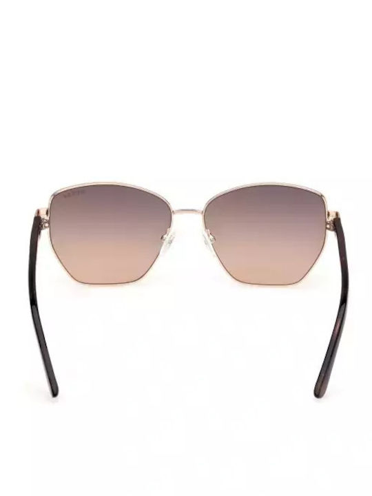 Guess Guess Damen Sonnenbrille mit Schwarzem Metallrahmen und Braunen Verlaufsfarbe Gläsern GU00102 32F