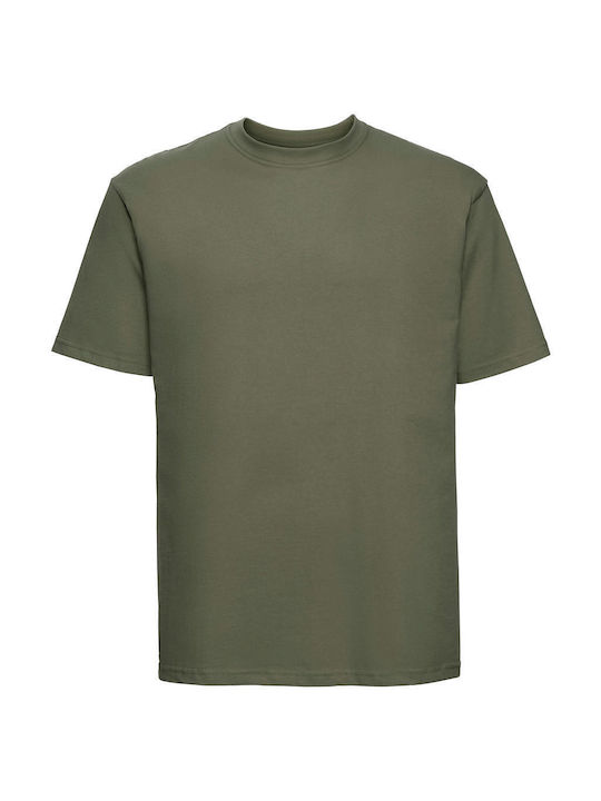 Russell Europe Classic Ανδρικό Διαφημιστικό T-shirt Κοντομάνικο σε Χρώμα