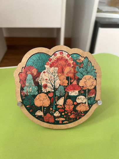 Holzdekorativer Puzzle-Rahmen Erwachsene Teenager Hoher Schwierigkeitsgrad Waldmodell