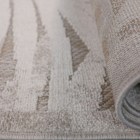 Beauty Home Sahara Art 9972 Modern Wicker Bedroom Rugs Set Beige 9972-ΣΕΤ 3pcs