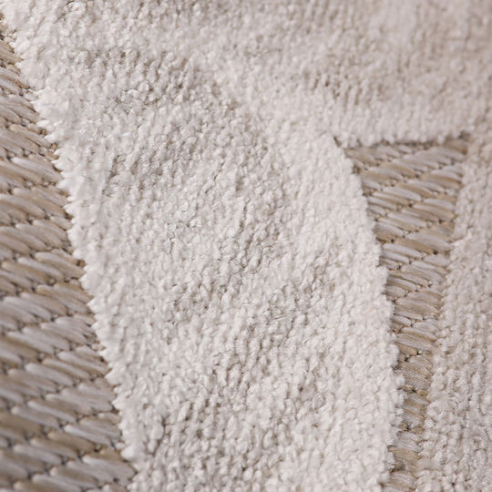 Beauty Home Sahara Art 9973 Modern Wicker Bedroom Rugs Set Beige 9973-ΣΕΤ 3pcs