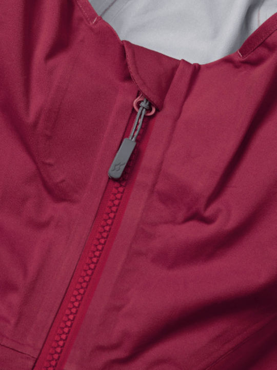Geacă Softshell De Iarnă Waterproof și Cu Protecție Împotriva Vântului Oxblood Roșu