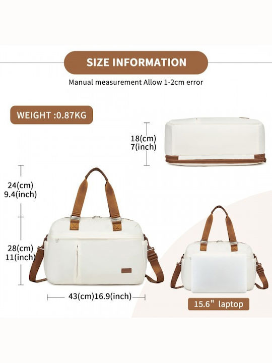 Miss Lulu Tasche für Laptop 15.6" in Beige Farbe TVK2430-BG/BN
