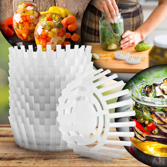 Kadax Jar Clamps Preserving Jars Pickling Cucumbers Strainer Fi82 48 Pcs