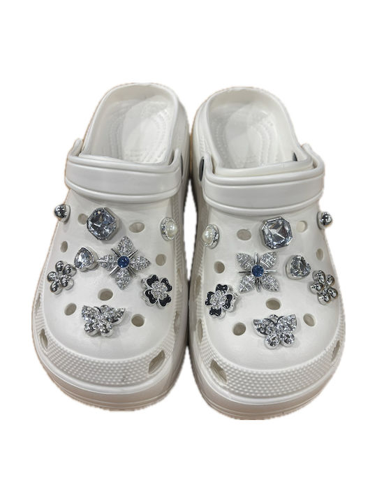 Jomix Damen Clogs Weiß