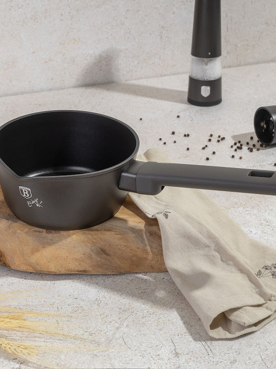 Berlinger Haus Anthracite Collection Κατσαρολάκι Γάλακτος από Αλουμίνιο 1.2lt / 16cm