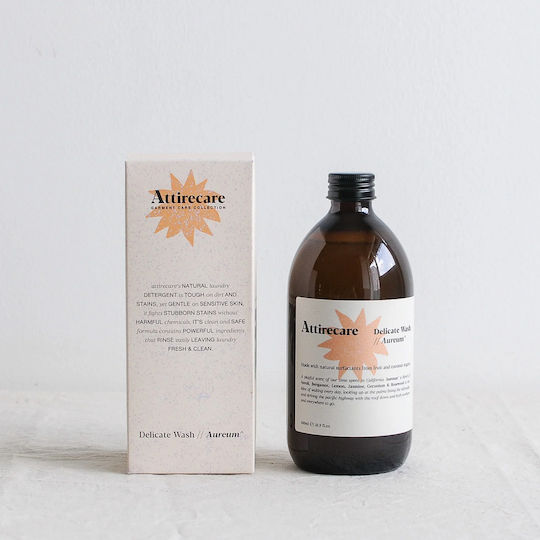 Attirecare Delicate Wash Aureum Liquid Detergent for Sensitive Clothes 500ml (20 Measuring Cups)