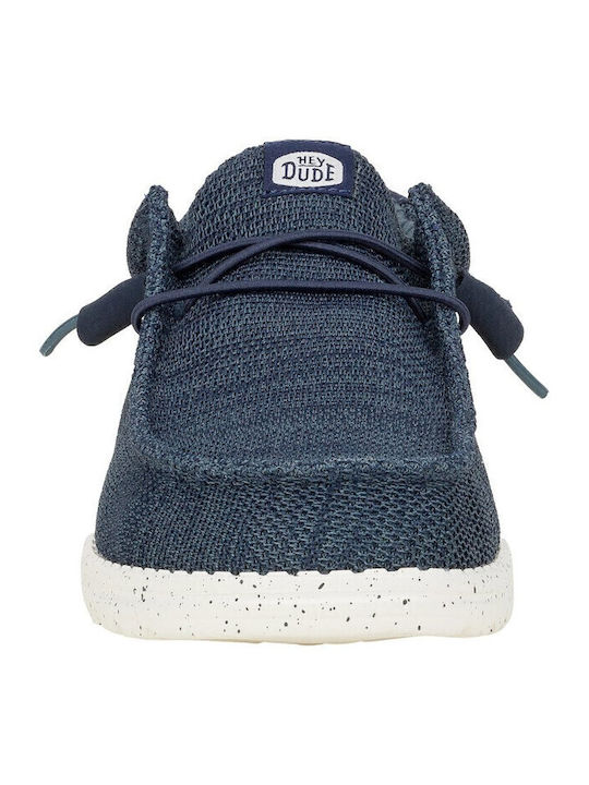 Wally Stretch Sox Men's Moccasins Blue