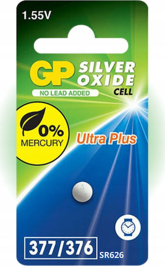 Genius Pack 377f Μπαταρία Silver Oxide Ρολογιών SR66 1.55V 1τμχ