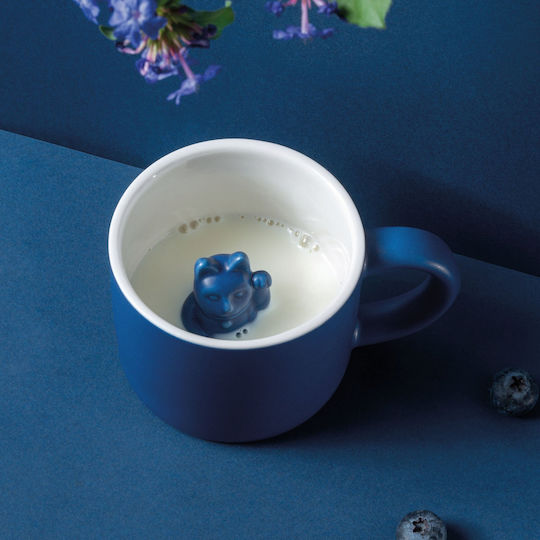 Donkey Becher aus Porzellan Blau 150ml
