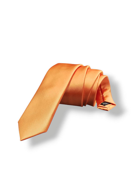 La Pescara Men's Tie Monochrome in Orange Color