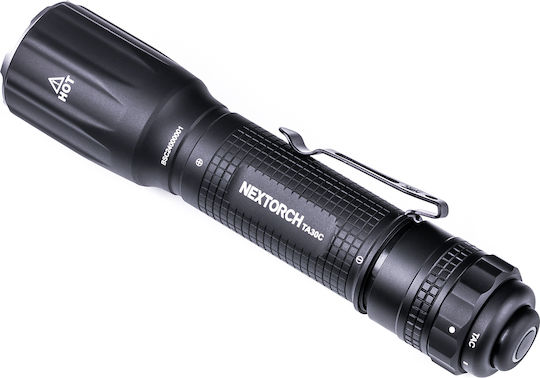 Nextorch Wiederaufladbar Taschenlampe LED IPX8 mit maximaler Helligkeit 3000lm TA30C Max Schwarz