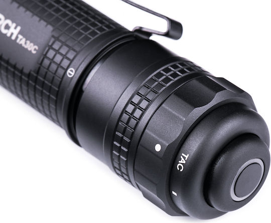 Nextorch Wiederaufladbar Taschenlampe LED IPX8 mit maximaler Helligkeit 3000lm TA30C Max Schwarz