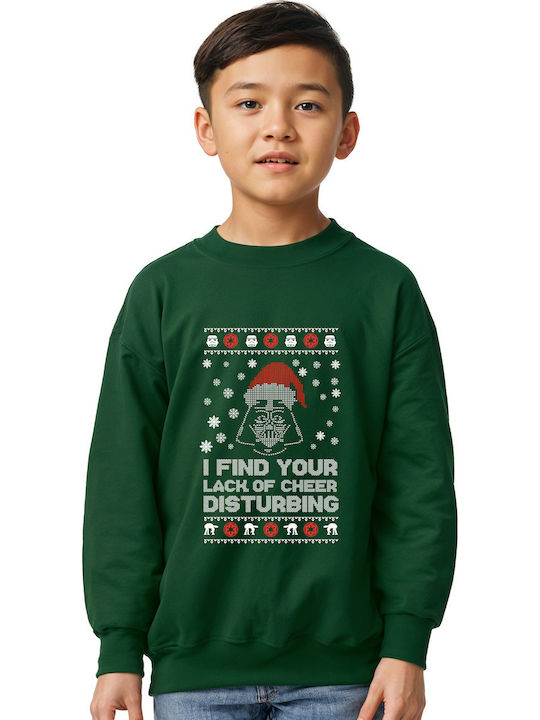 Παιδικό Φούτερ Disturbing Forest Green