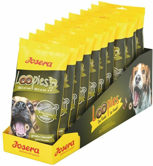 Josera Loopies Λιχουδιά Σκύλου με Αρνί, Κρέας και Φρούτα 150gr