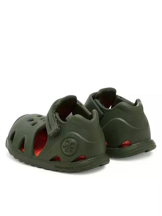 Children's Anatomical Beach Shoes Khaki