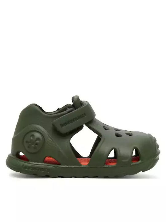 Children's Anatomical Beach Shoes Khaki