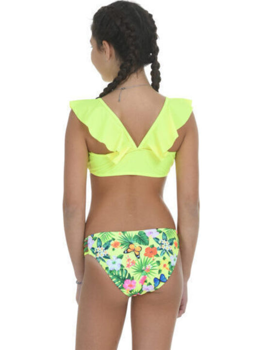 MiandMi Kinder Badeanzug Bikini Yellow