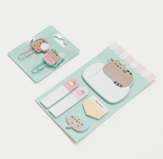 Pusheen Kids Stationery Set with Pen, Pencil Holder and Pencil Case 13pcs