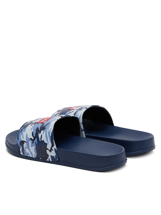 Kids' Flip Flops Slides Navy Blue