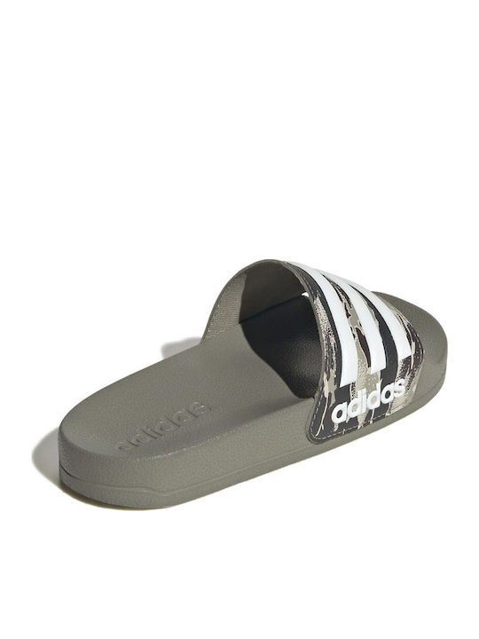 Παιδικές Σαγιονάρες Slides Πράσινες Adilette Shower