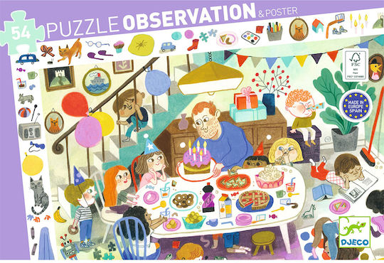 Kinderpuzzle für 4+ Jahre+ Jahre 54pcs Djeco