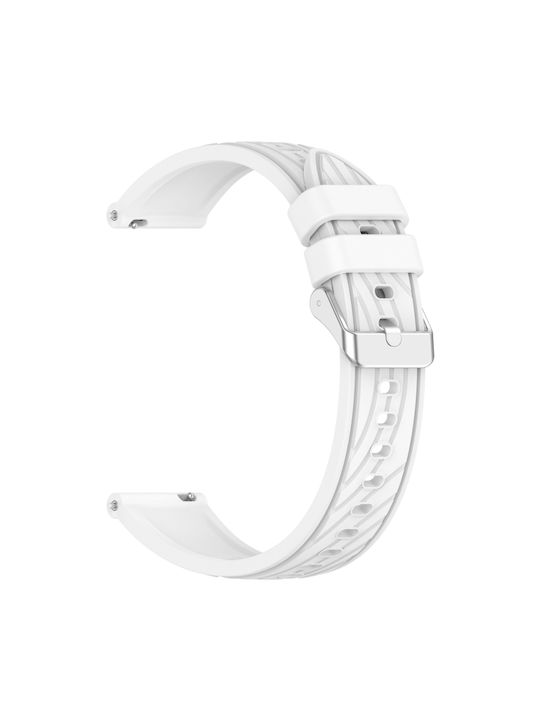 Stripe Texture Λουράκι Λευκό (Xiaomi Watch 2 Pro / Watch S3) Stripe Texture Λουράκι Λευκό (Xiaomi Watch 2 Pro / Watch S3)