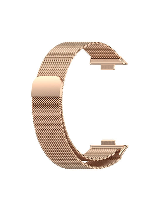Armband Rostfreier Stahl Rose Gold (Huawei Watch Fit 3 - Huawei Uhr Fit 3)