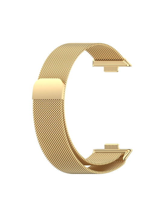 Armband Rostfreier Stahl Gold (Huawei Watch Fit 3 - Huawei Uhr Fit 3)