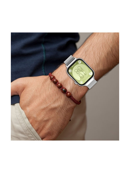 Λουράκι Ανοξείδωτο Ατσάλι Ασημί (Huawei Watch Fit 3)