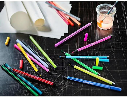Stabilo Pen 68 Arty Cardboard Wallet 65 Colors Toys