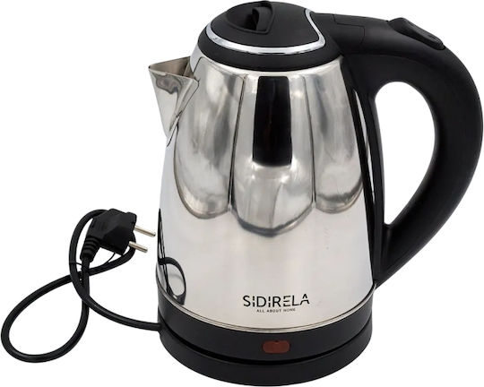 Sidirela Βραστήρας 1.8lt 1500W Ασημί