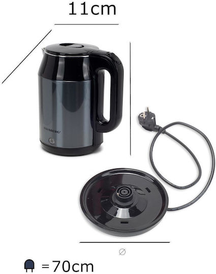 Hausberg Βραστήρας 2.2lt 1800W Μπλε