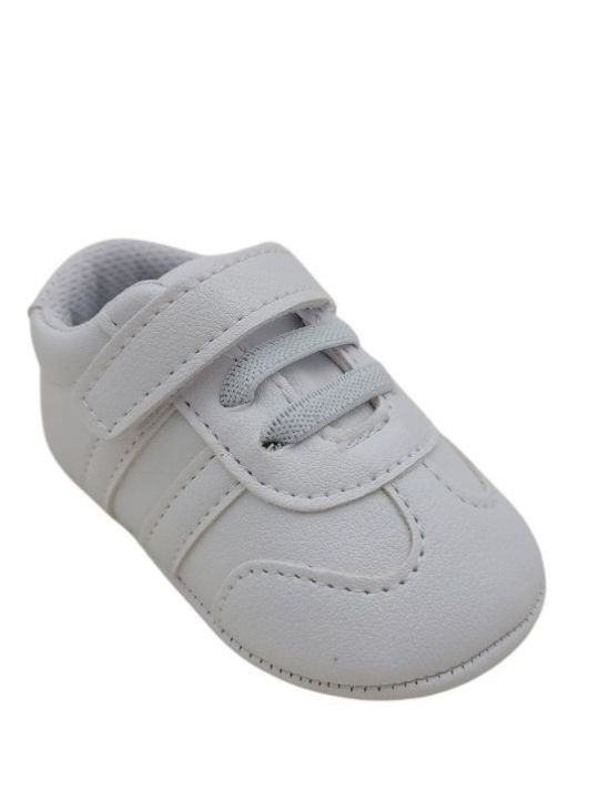 Bacio & Bacio Βρεφικά Sneakers Αγκαλιάς Λευκά