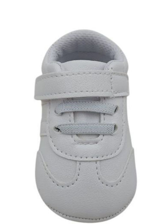 Bacio & Bacio Βρεφικά Sneakers Αγκαλιάς Λευκά