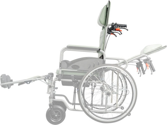 Mobiak Proteus Ii Wheelchair Bathroom Folding Special Type with Reclining Back 46cm 0811981
